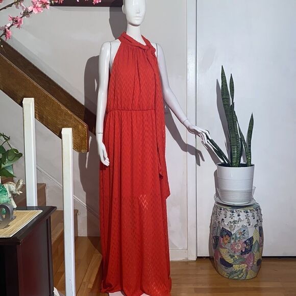 Sachin & Babi Cecelia Tie-Neck Maxi Dress - Picture 4 of 4